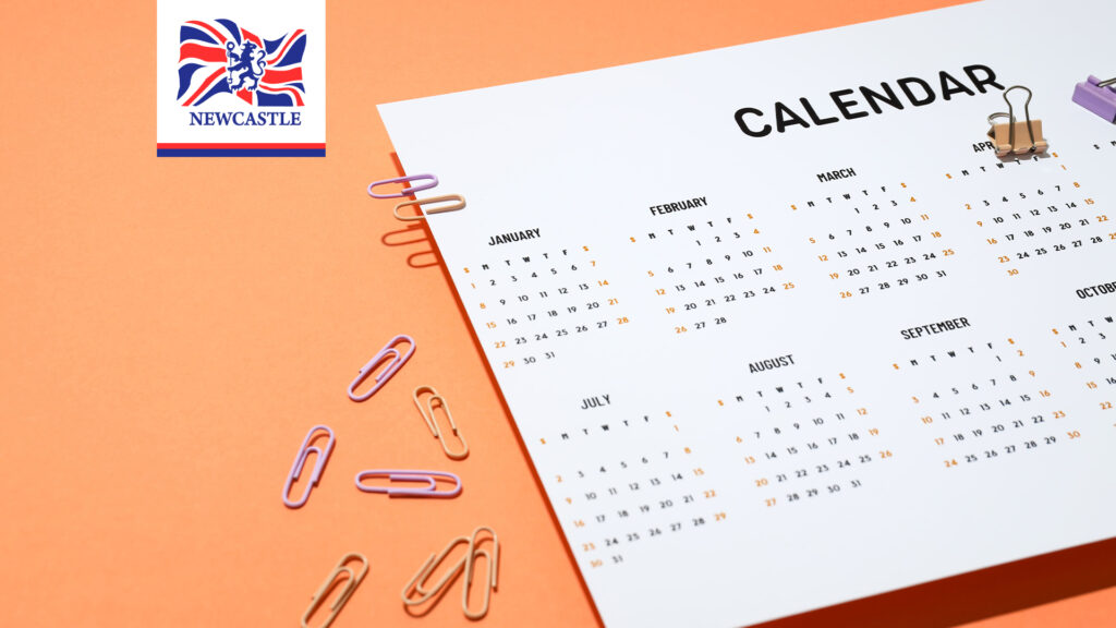 Os meses do ano em inglês